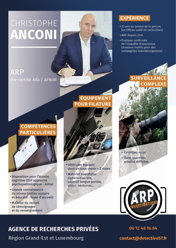Arp-Investigations / Detective Grand Est & Luxembourg