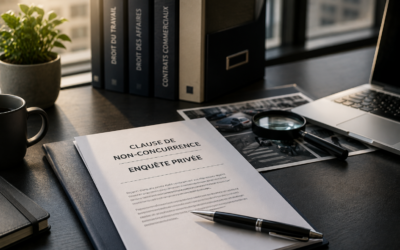 Clause de non-concurrence : la Cour d’appel de Poitiers confirme la recevabilité du rapport d’enquête privée